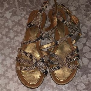 Kate Spade snakeskin sandals